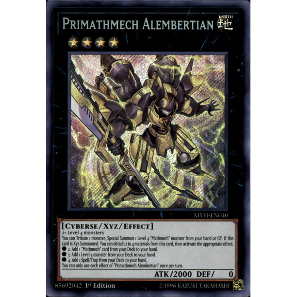 Primathmech Alembertian Secret Rare 1st Edition Mystic Fighters